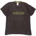 ADIDAS Mens Graphic T-Shirt Top Medium Black Cotton Vintage Adidas and Second-Hand Adidas from Messina Hembry 