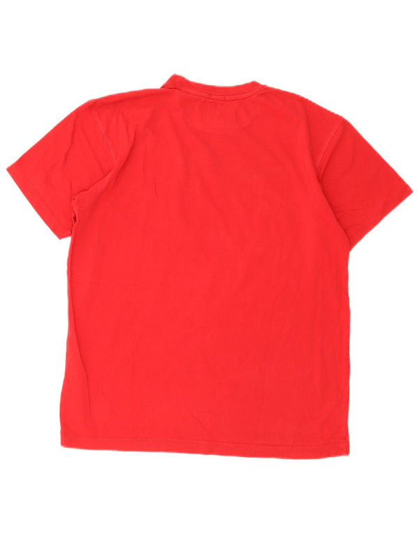 Russell Athletic Herre grafisk T-shirt Top Medium Rød Bomuld