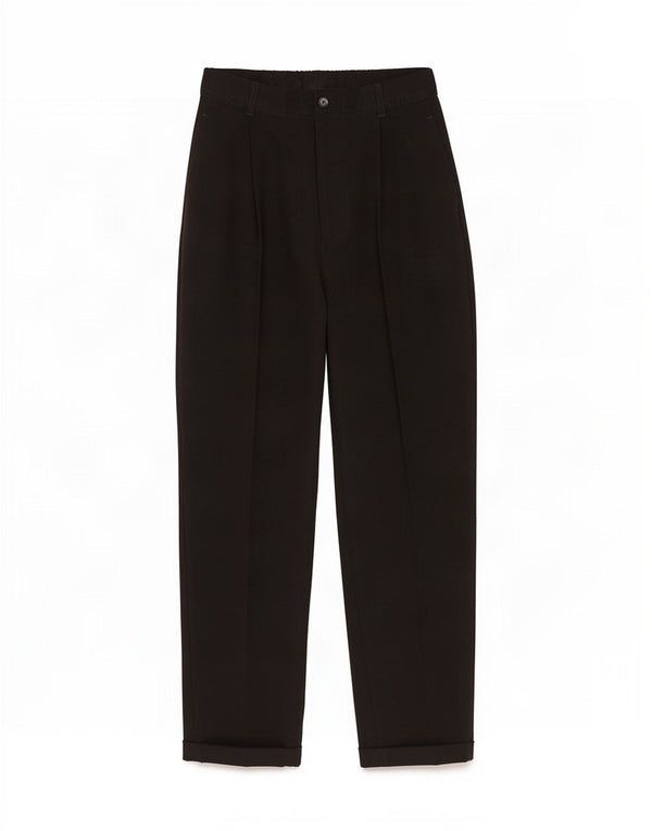 Zara Kvinders Højtaljede Cropped Bukser XS W24 L24 Sort
