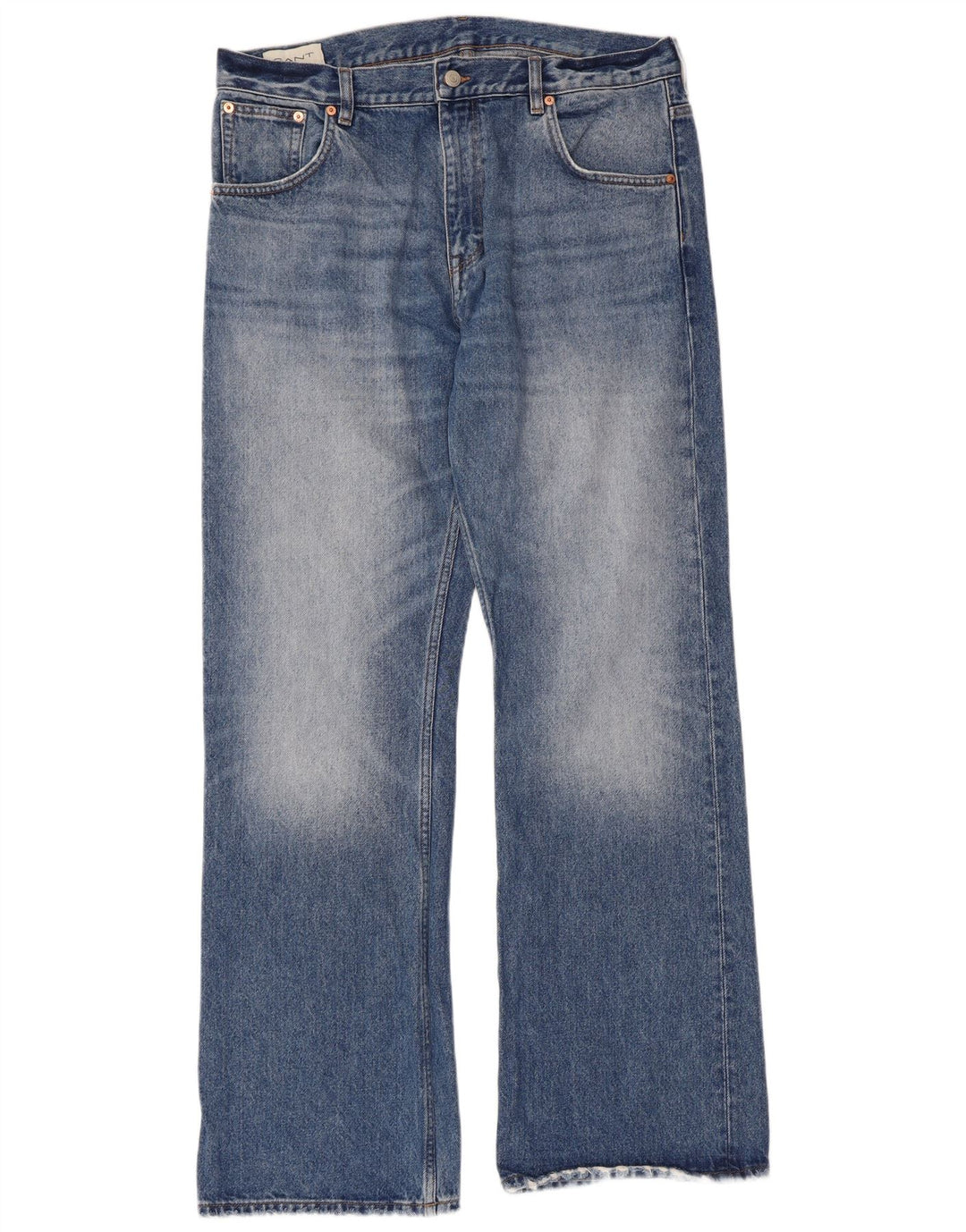GANT Herre Bootcut Jeans W36 L34 Blå Bomuld