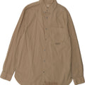 GUESS Mens Regular Fit Shirt Large Beige Spotted Vintage Guess and Second-Hand Guess from Messina Hembry 