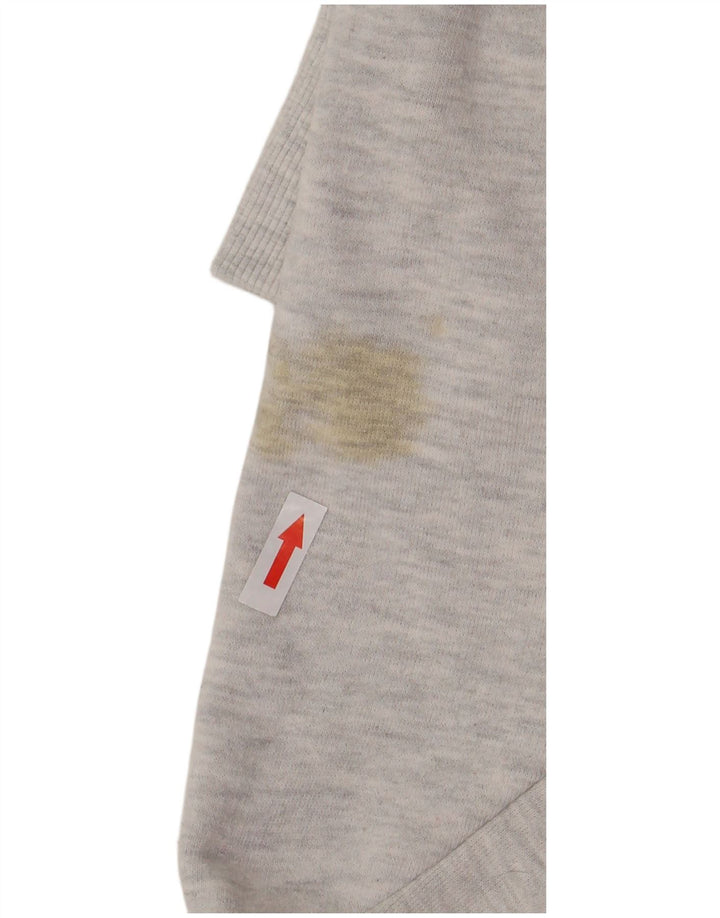 Superdry grafisk hættetrøje til kvinder UK 12 mellemgrå polyester