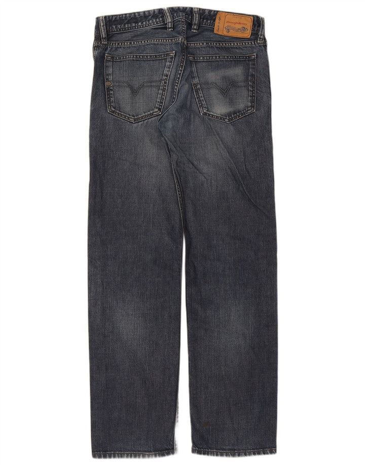 Diesel Herre Waykee Regular Straight Jeans W29 L32 Blå Bomuld