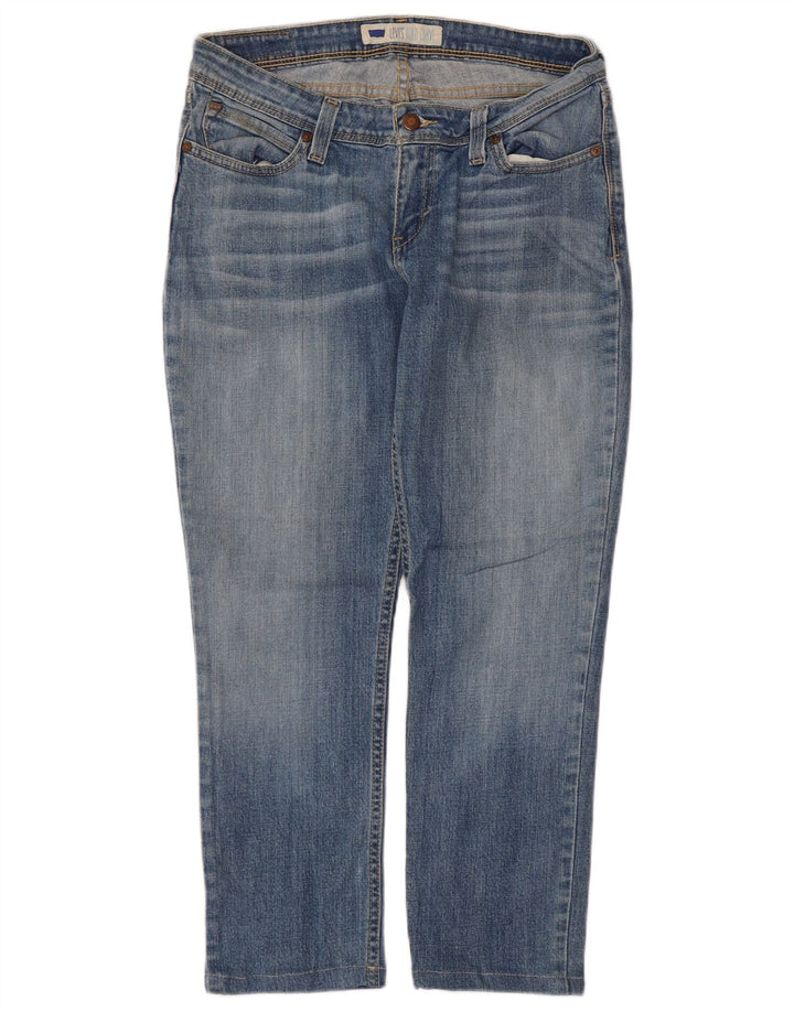 Levi's Womens Bold Curve Cropped Jeans W32 L24 Blå Bomuld