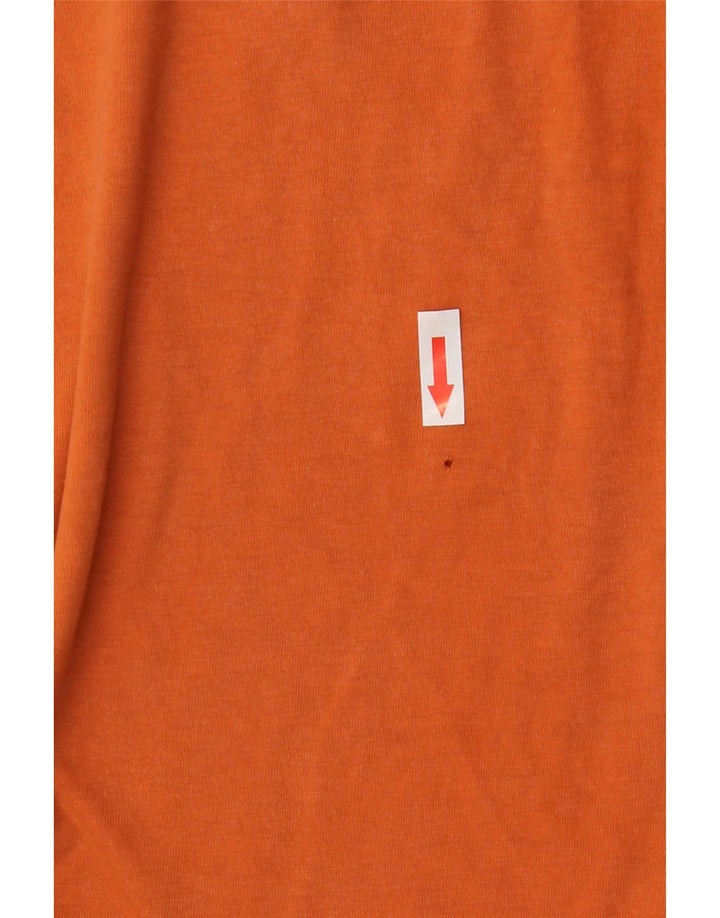 Champion Herre T-Shirt Top Stor Orange Bomuld