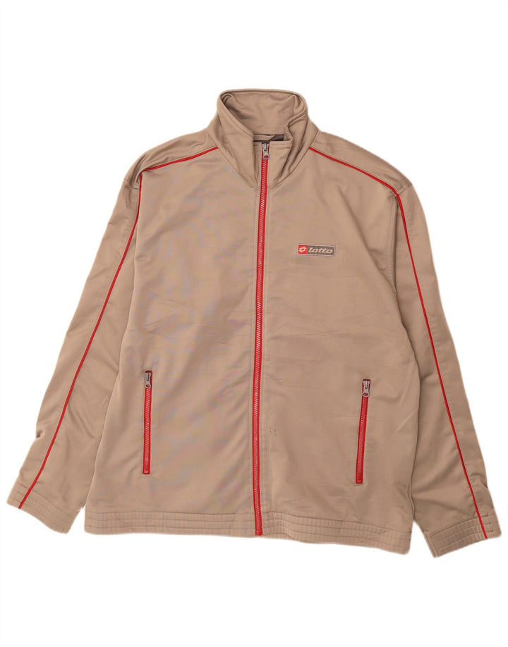 Lotto Herre træningsdragt Topjakke Stor Beige Polyester