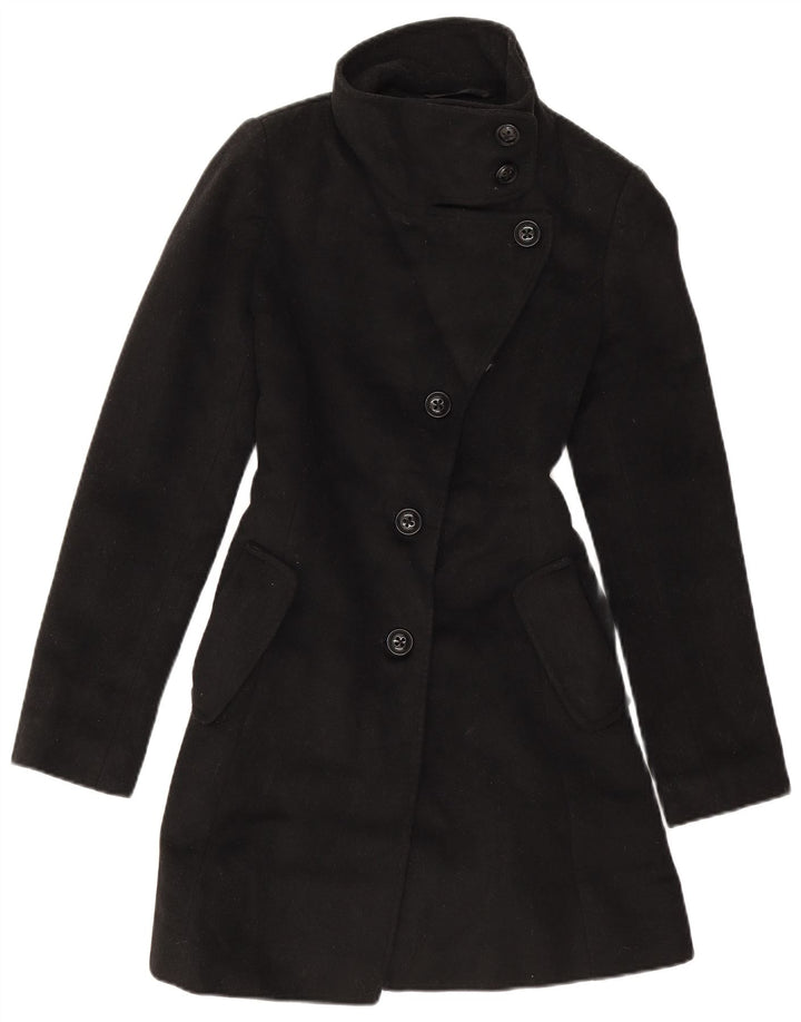 Dkny Dame Oversized Overfrakke US 2 XS Sort Uld