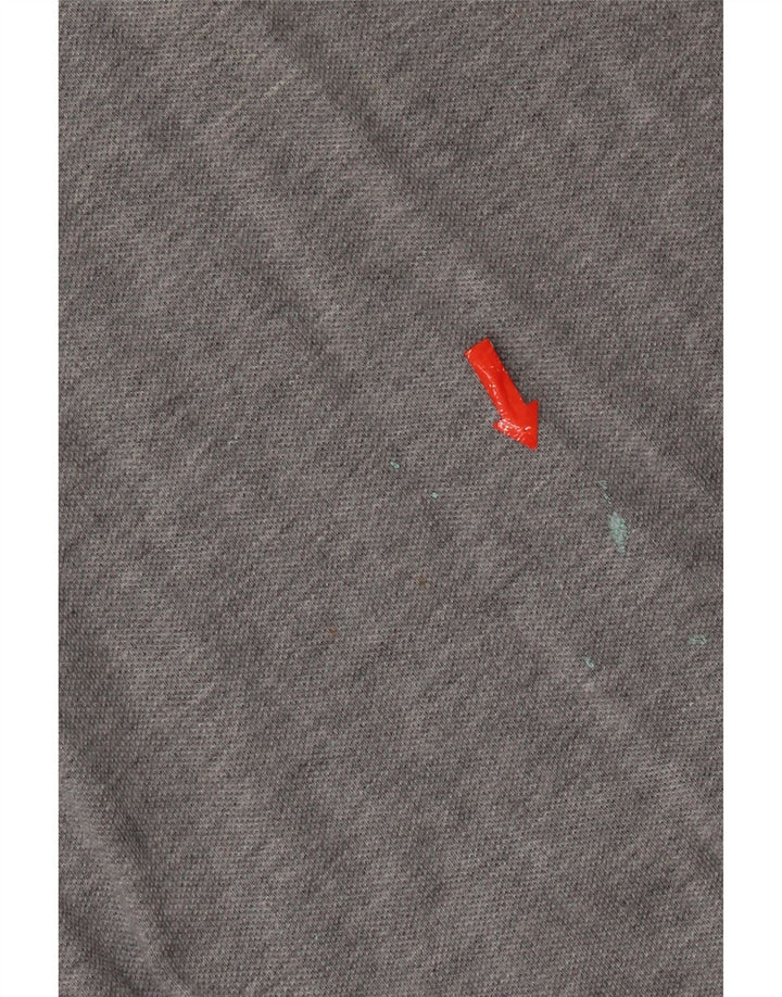 Nike Polo Shirt til mænd XL Grå Flecked Bomuld