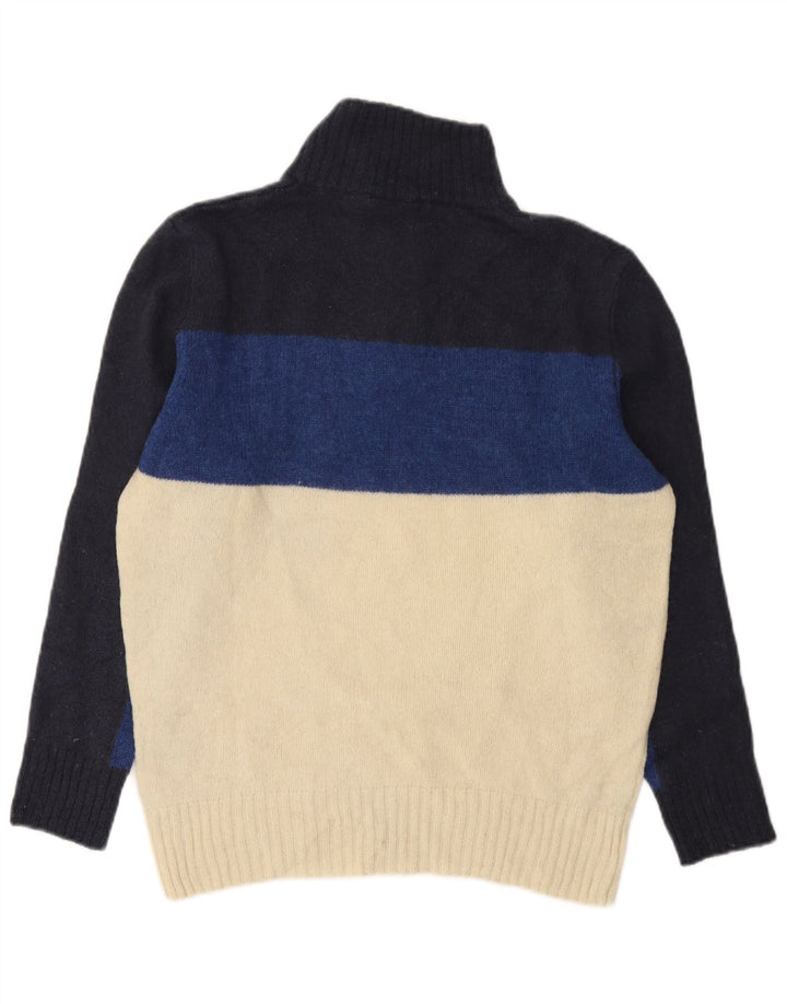 North Sails Dame Zip Neck Jumper Sweater UK 16 Large Navy Blue