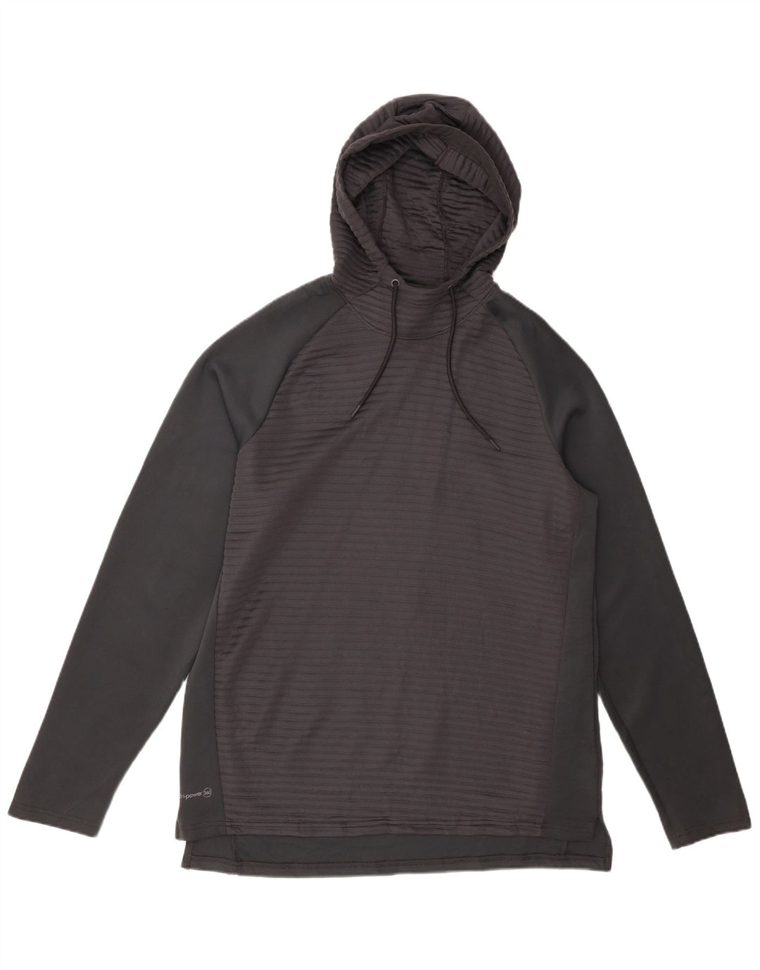 RUSSELL ATHLETIC Herre Dri-Power hættetrøje Jumper Medium Grey Pinstripe