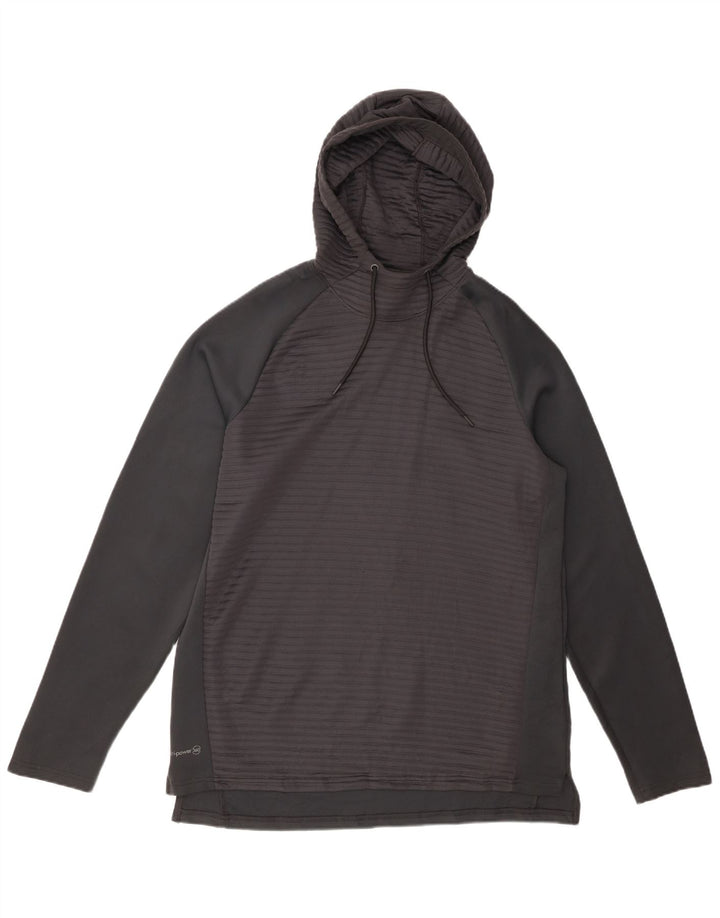 RUSSELL ATHLETIC Herre Dri-Power hættetrøje Jumper Medium Grey Pinstripe