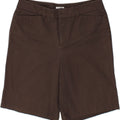 DOCKERS Womens Casual Shorts US 12 Large W32  Brown Cotton Vintage Dockers and Second-Hand Dockers from Messina Hembry 