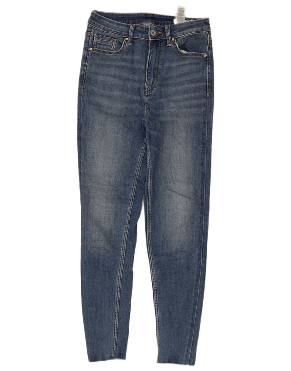 Marks & Spencer Dame Ivy Skinny Jeans UK 8 Small W26 L26 Blue Cotton