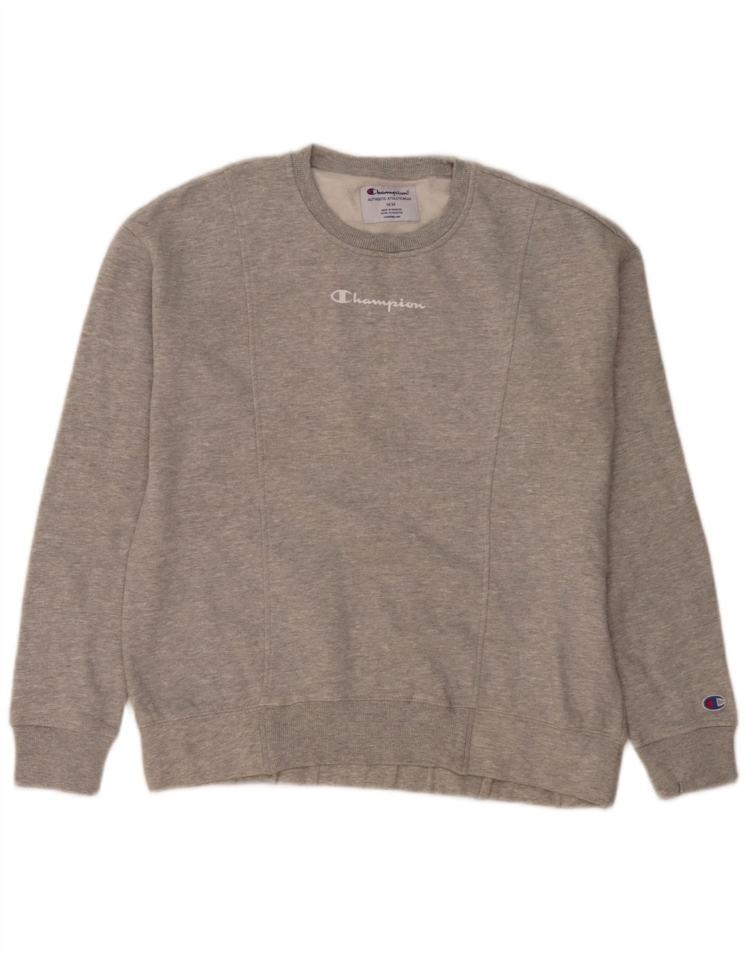 Champion Herre Sweatshirt Jumper Medium Grå Bomuld