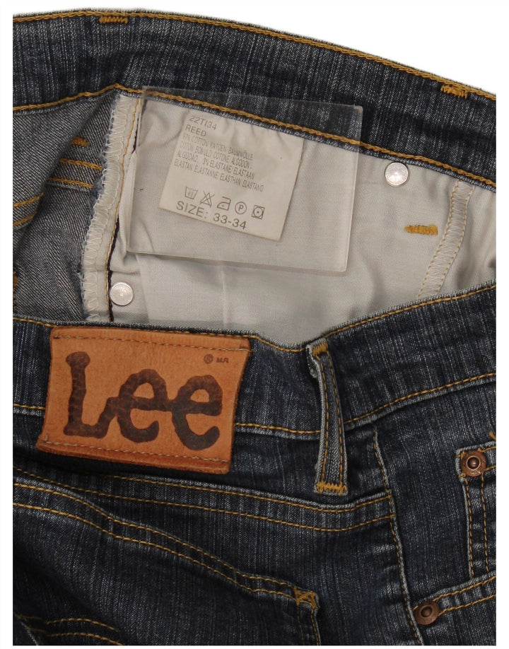 Lee Dame Bootcut Jeans W33 L29 Marineblå Bomuld