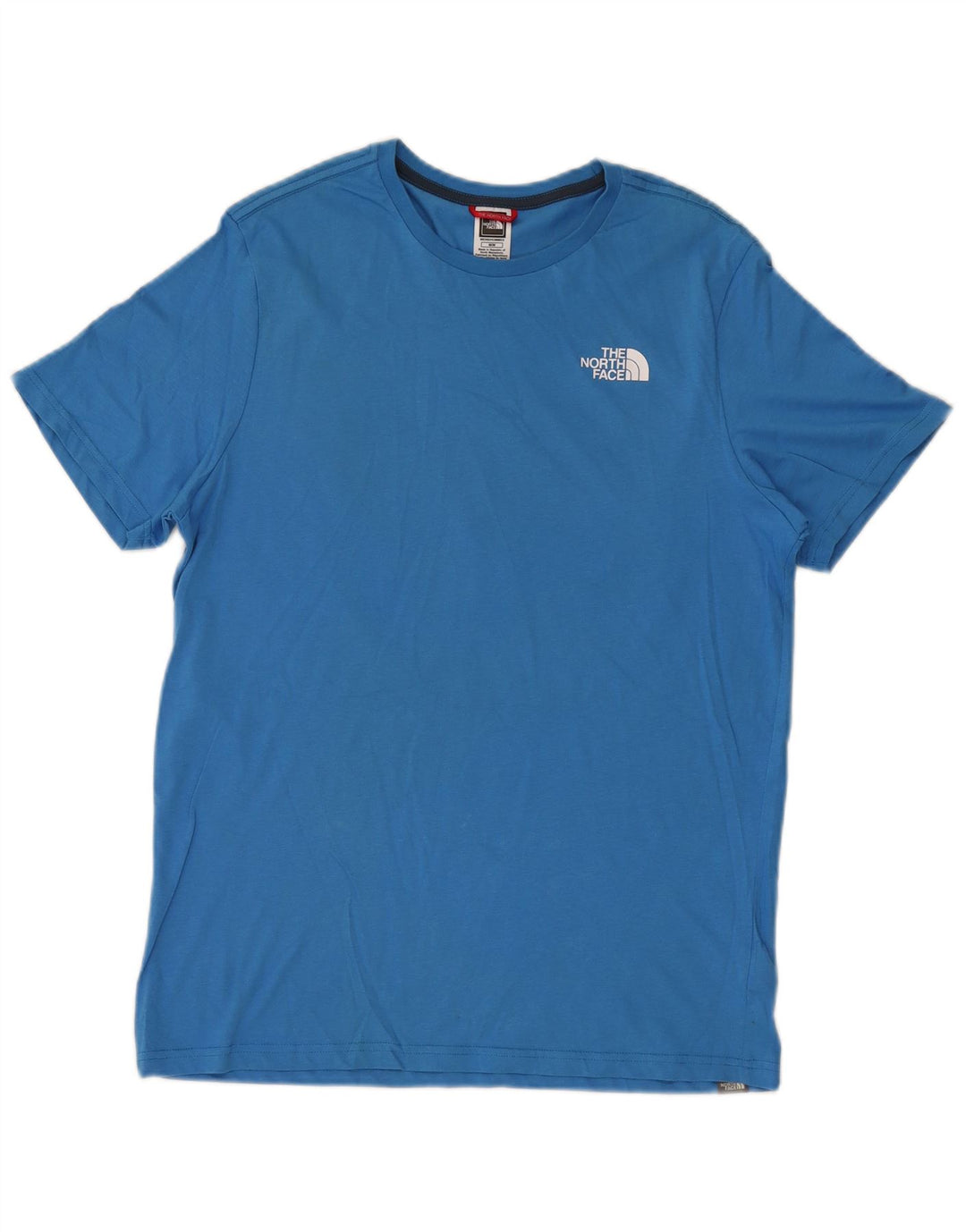 The North Face Herre grafisk T-shirt Top Medium Blue Bomuld