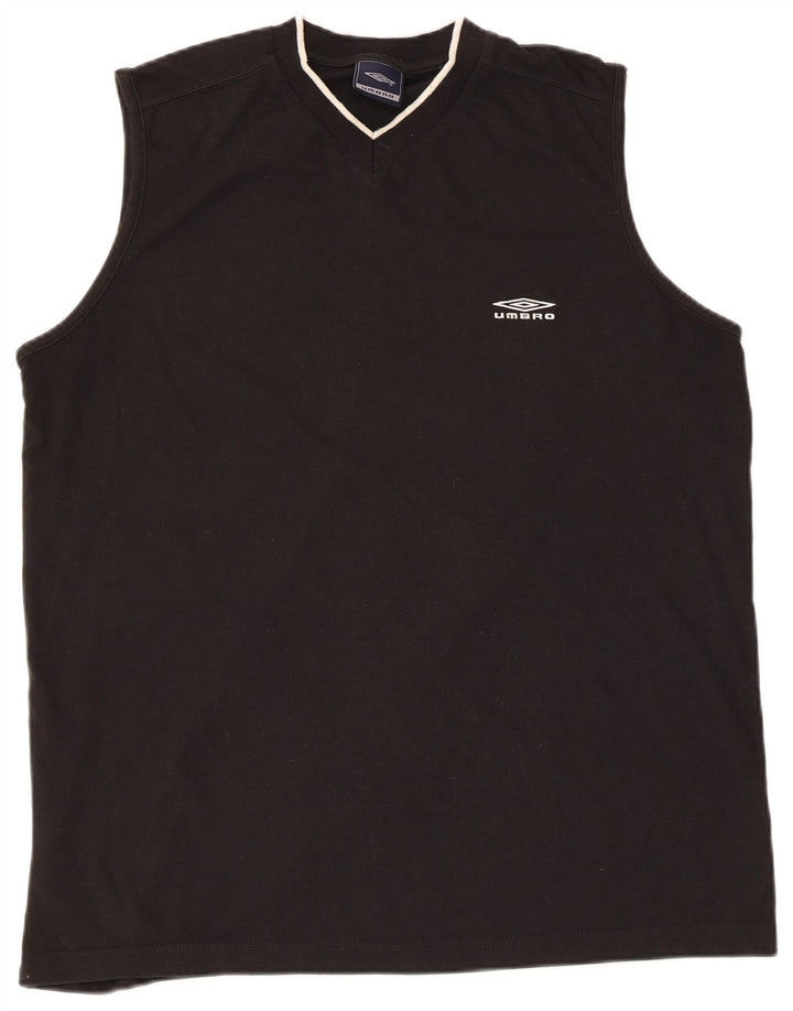 Umbro Herrevest Top XL Sort Polyester Sports