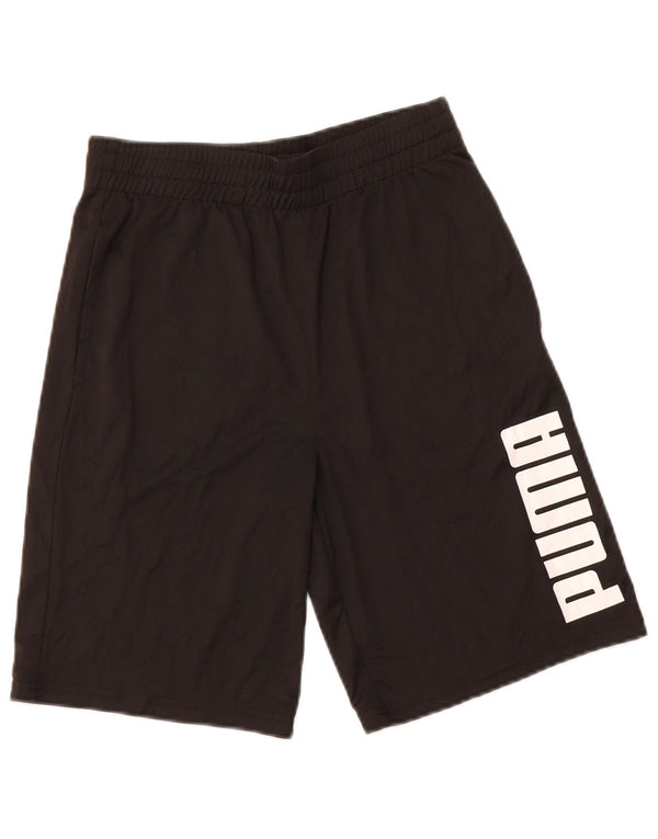 PUMA Graphic Sports Shorts til drenge 13-14 år XL Sort