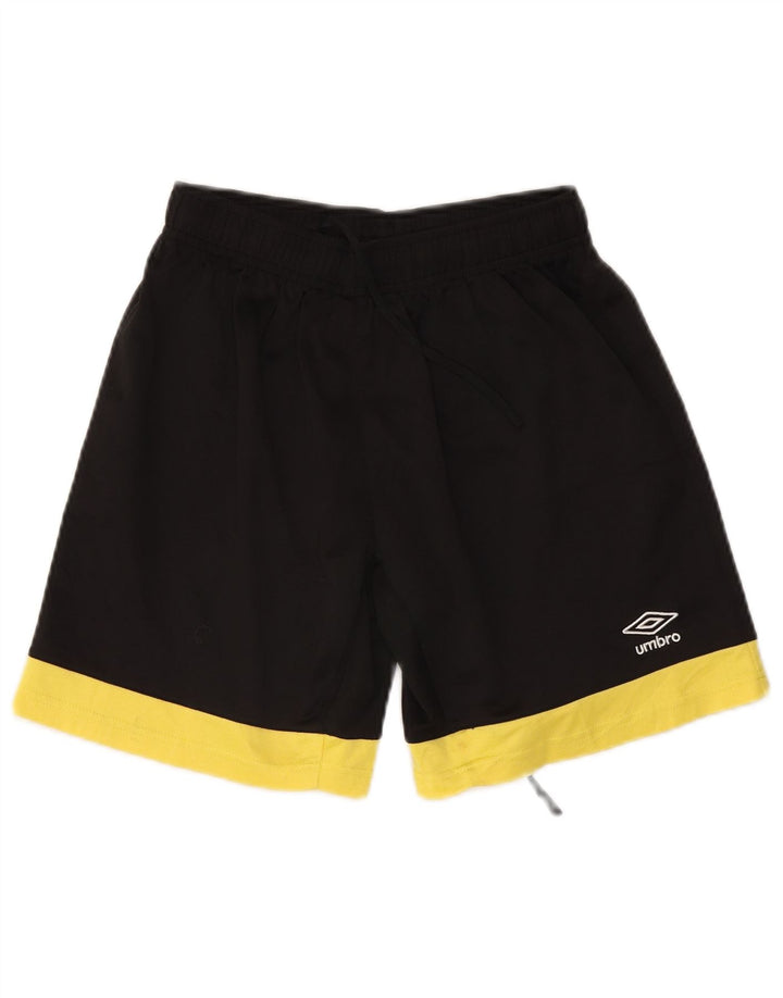 UMBRO Sportshorts til mænd Small Black Colourblock