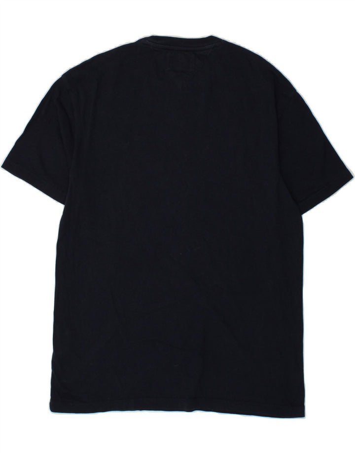 TOMMY HILFIGER Mens T-Shirt Top Small Navy Blue Cotton Vintage Tommy Hilfiger and Second-Hand Tommy Hilfiger from Messina Hembry 