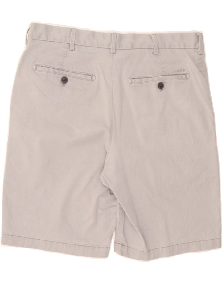 IZOD Mens Chino Shorts W32 Medium  Grey Cotton Vintage Izod and Second-Hand Izod from Messina Hembry 