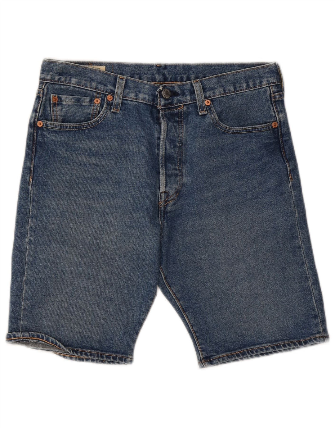 LEVI'S Herre 501 denimshorts W30 Mellemblå bomuld
