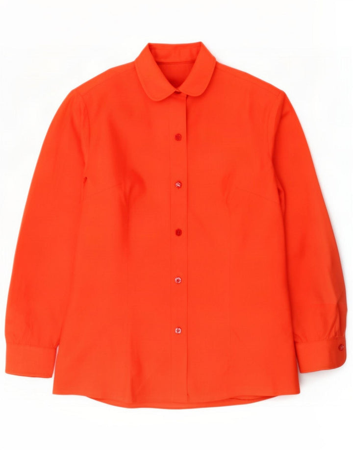 Vintage Dameskjorte UK 12 Medium Rød