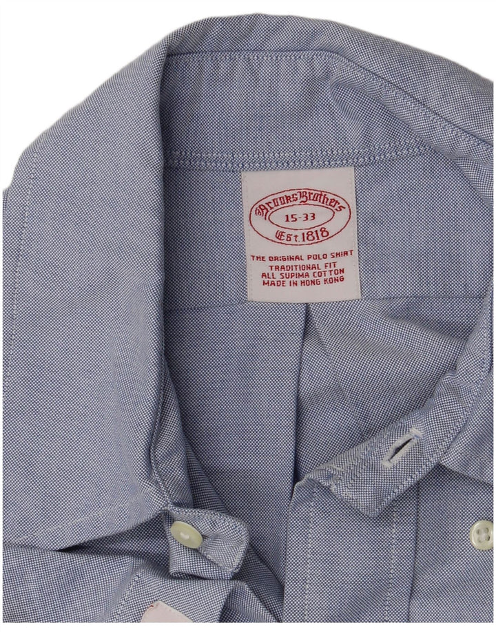 Brooks Brothers Herreskjorte str. 15 Medium Blue Cotton