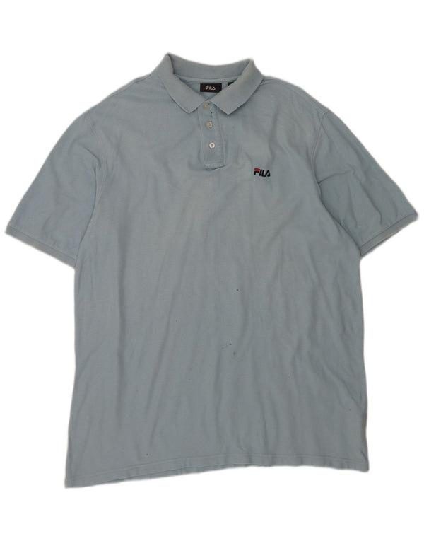 Fila herre polo shirt 2XL blå bomuld