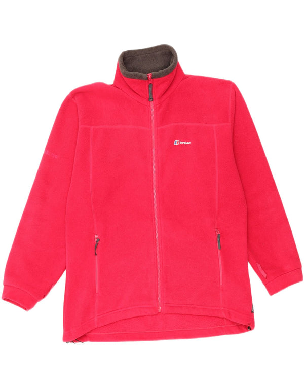 BERGHAUS Dame Polartec Oversized Fleecejakke UK 14 Large Pink