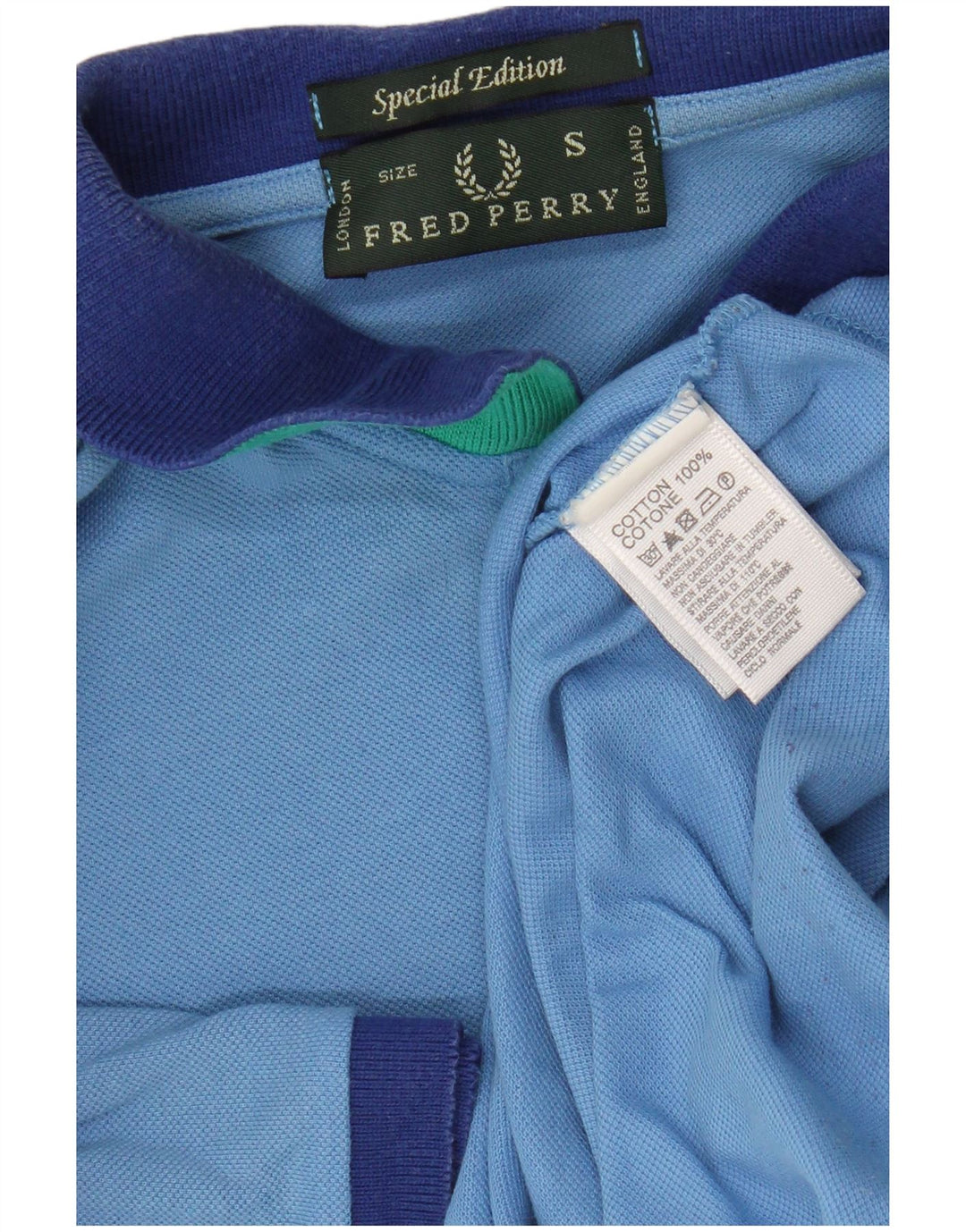 Fred Perry Herre poloskjorte lille blå bomuld