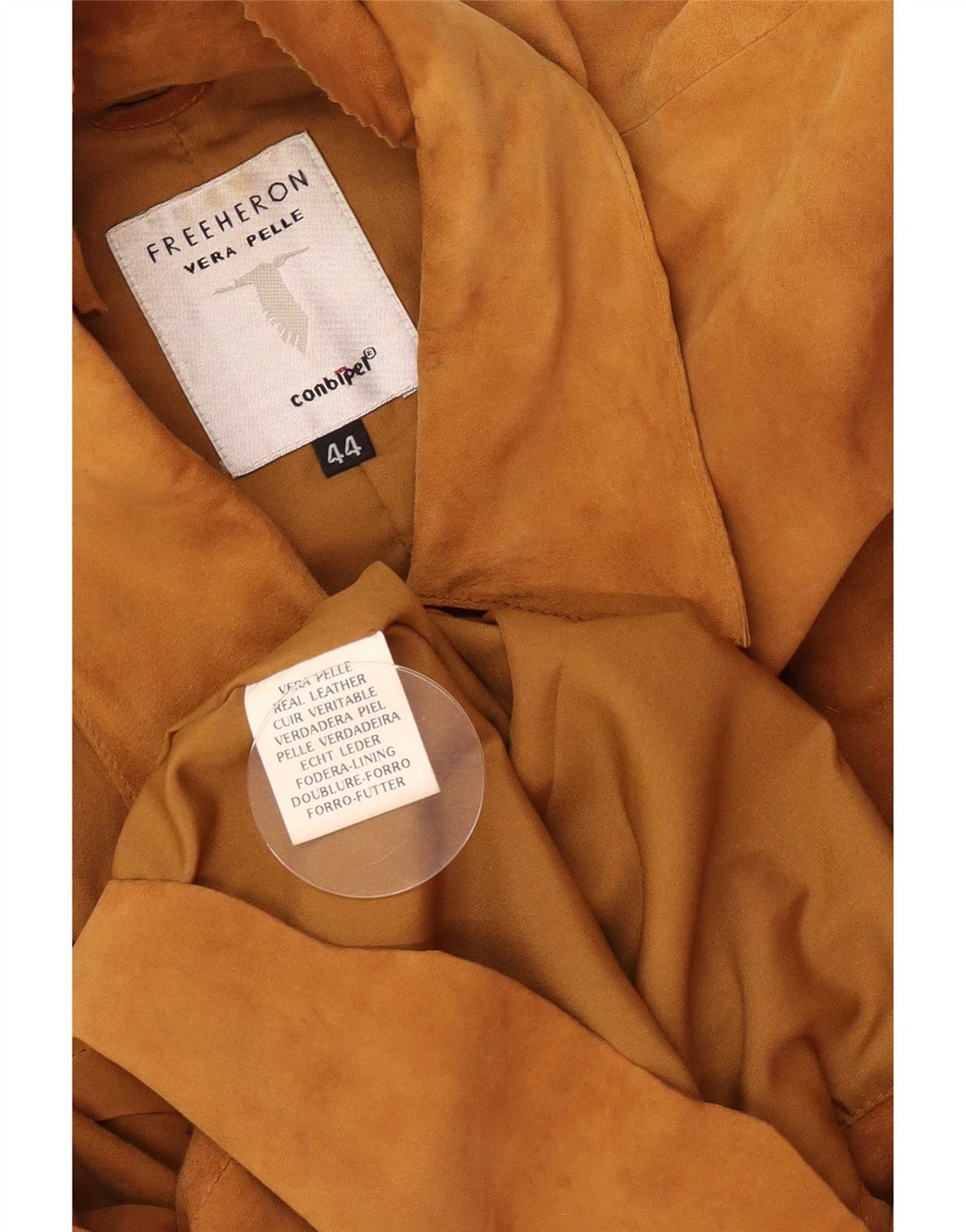 Conbipel Dame Læderjakke IT 44 Medium Brun