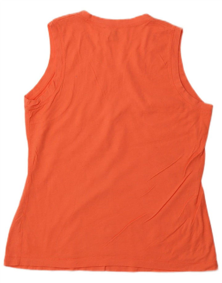 CHAMPION Damevest Top UK 14 Medium Orange Bomuld