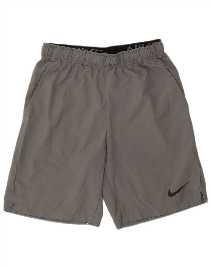 Nike Herre Dri Fit Standard Fit sportsshorts Små grå polyester