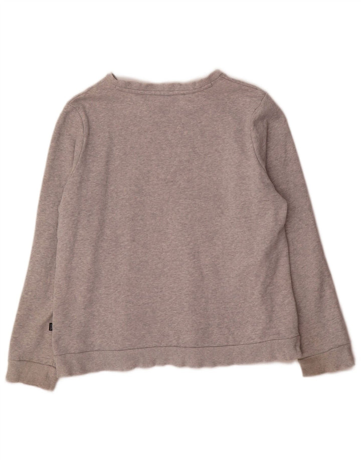 Puma Graphic Sweatshirt Jumper UK 16 Stor Grå Bomuld