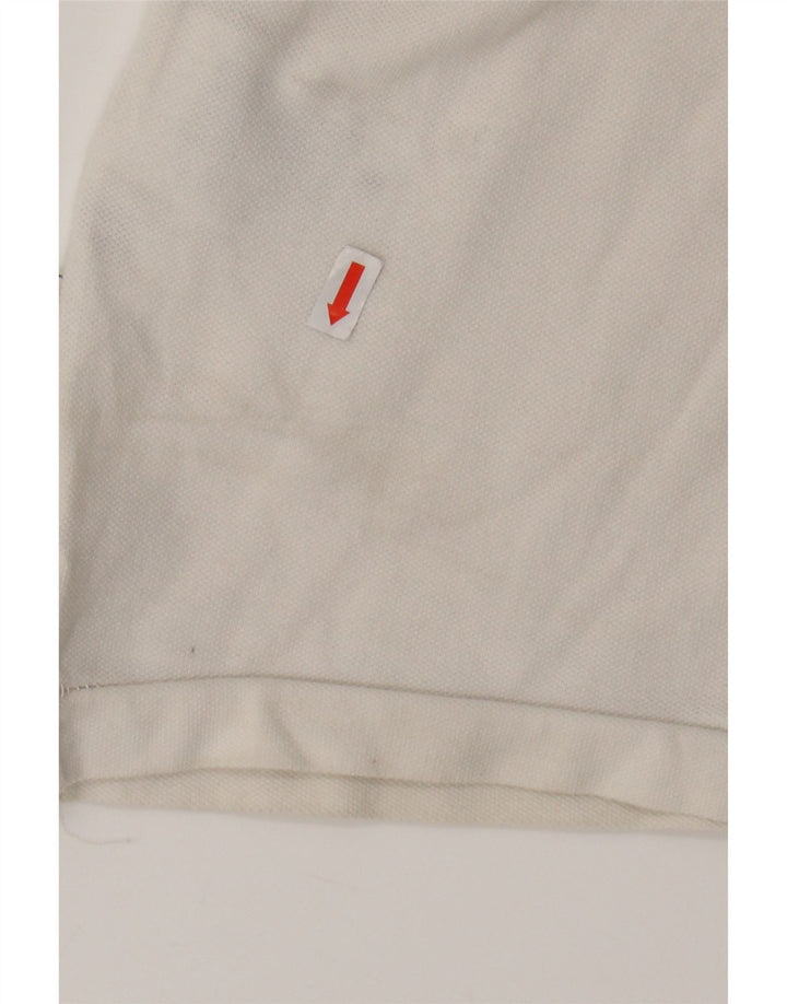 NAPAPIJRI Mens Polo Shirt 2XL White Cotton Vintage Napapijri and Second-Hand Napapijri from Messina Hembry 