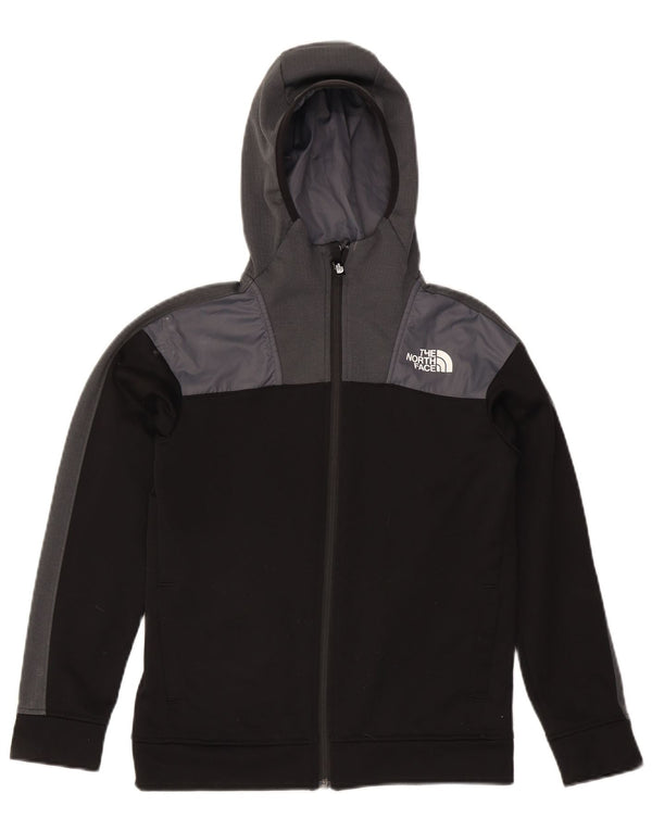 The North Face Boys Hættetrøje med lynlås 11-12 år Large Black Colourblock
