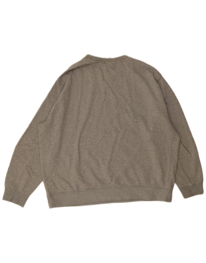 Nike Sweatshirt Jumper til mænd 2XL Grå Flecked Bomuld