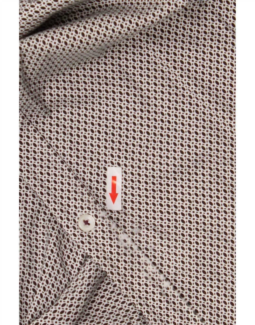 Ted Baker herreskjorte str. 5 XL Sort geometrisk bomuld