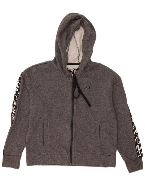 Under Armour Dame Hættetrøje Sweater UK 14 Medium Grey Colourblock