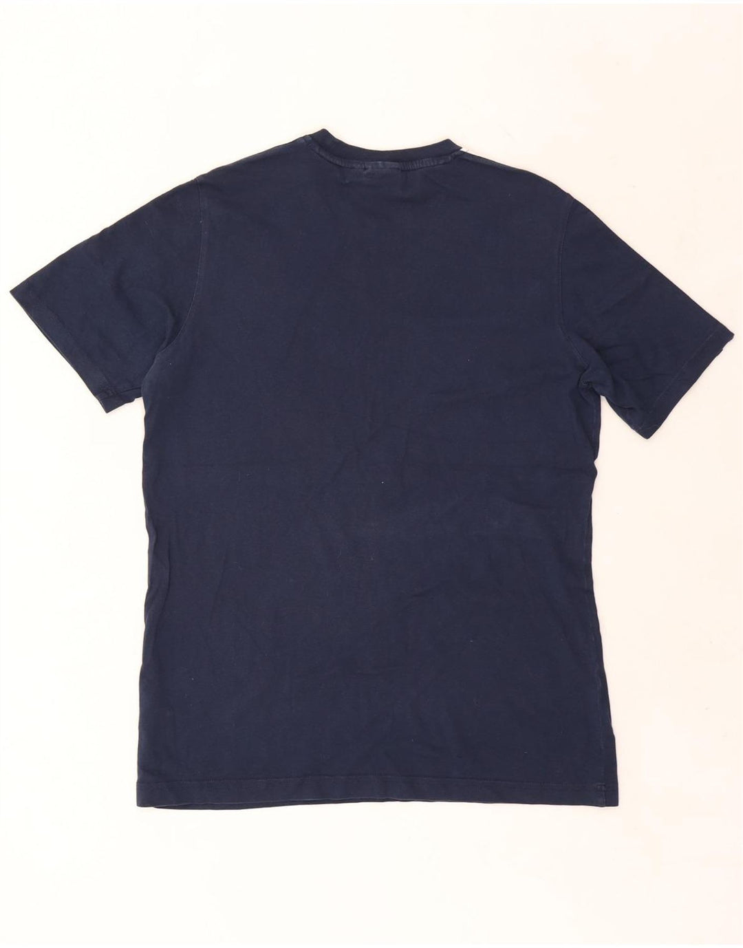 ADIDAS Herre T-shirt Top Medium Marineblå Bomuld