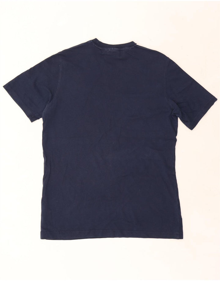 ADIDAS Herre T-shirt Top Medium Marineblå Bomuld
