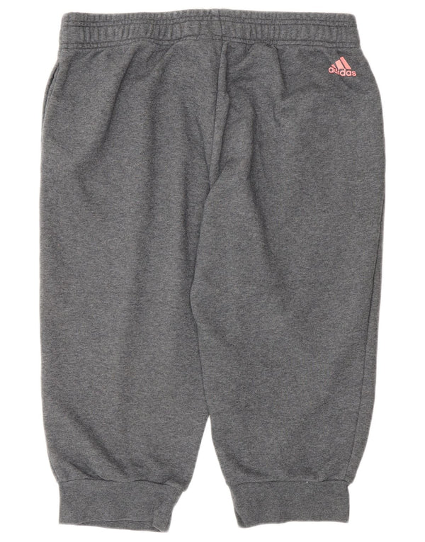 Adidas Graphic Capri træningsdragtbukser til kvinder Joggers UK 16/18 Large Grey