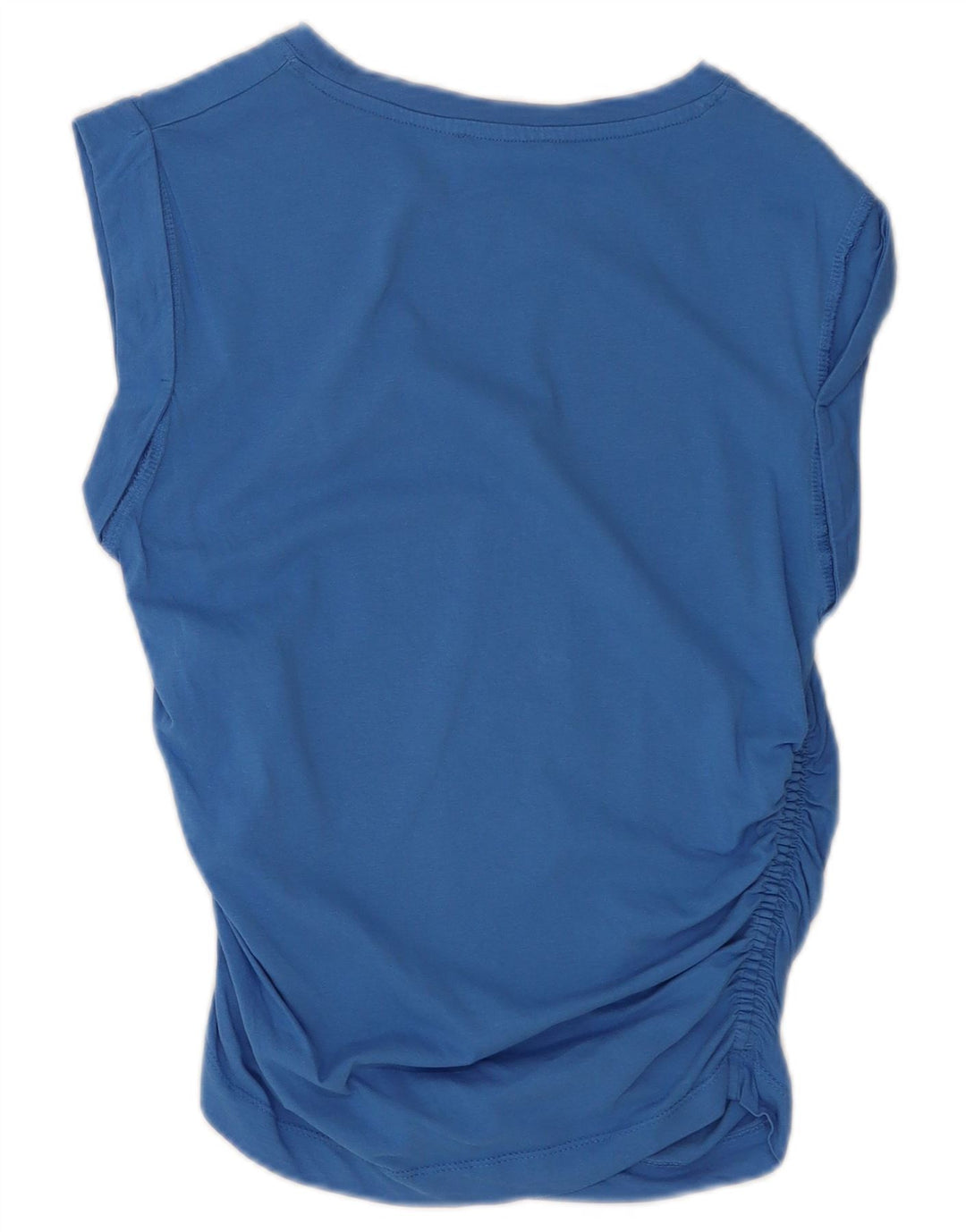 Zara Dame ærmeløs bluse Top UK 10 Small Blue
