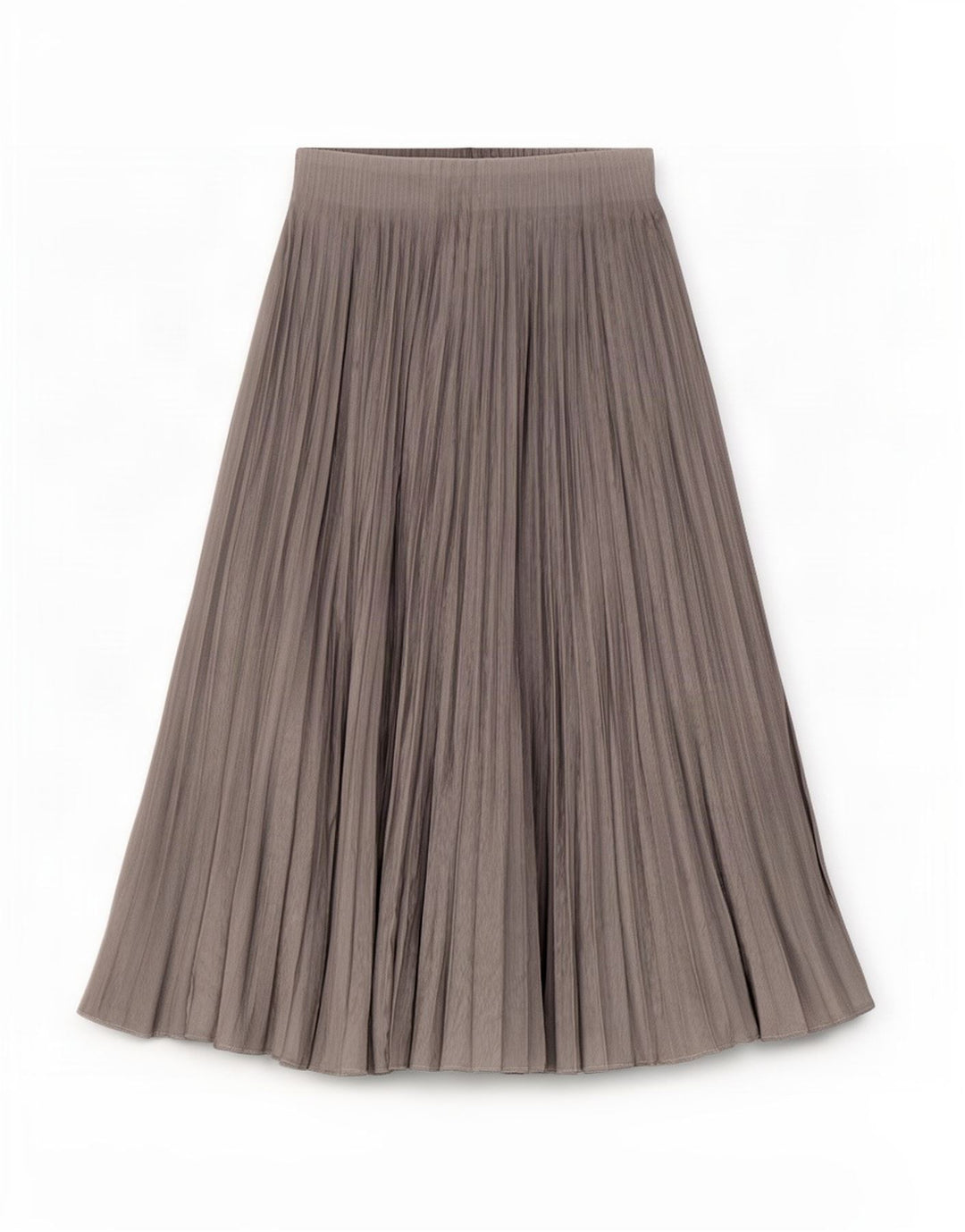 Zara plisseret nederdel til kvinder XS W24 Grå polyester