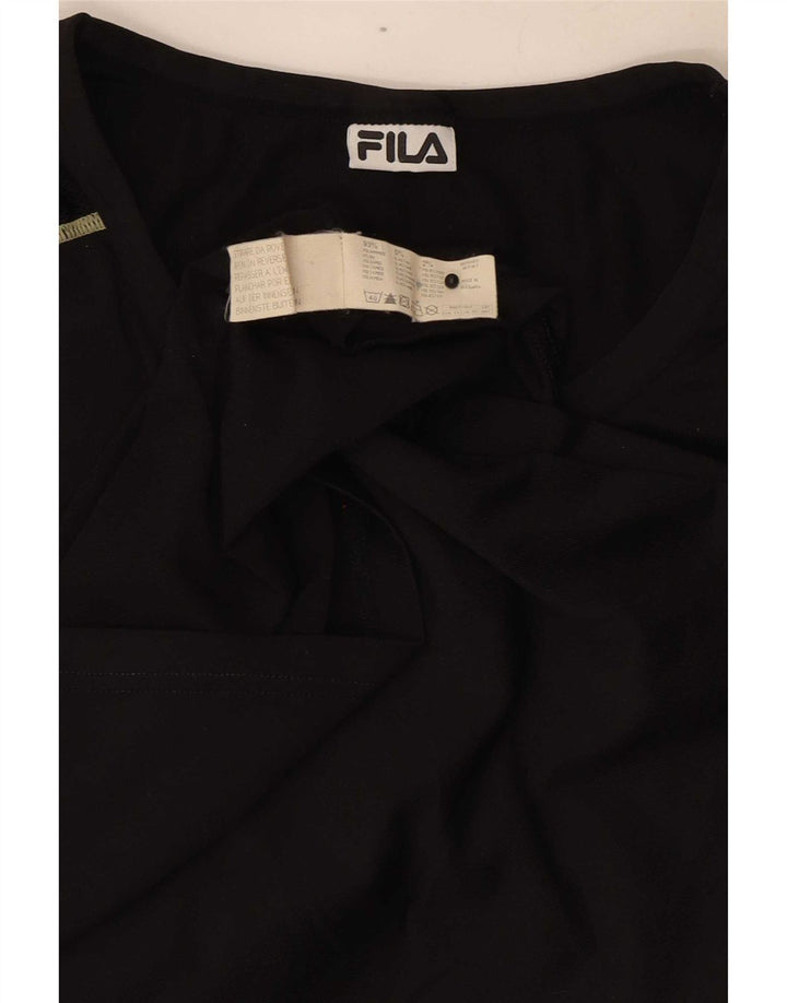 Fila Herre Grafisk Vest Top Lille Sort Polyamid