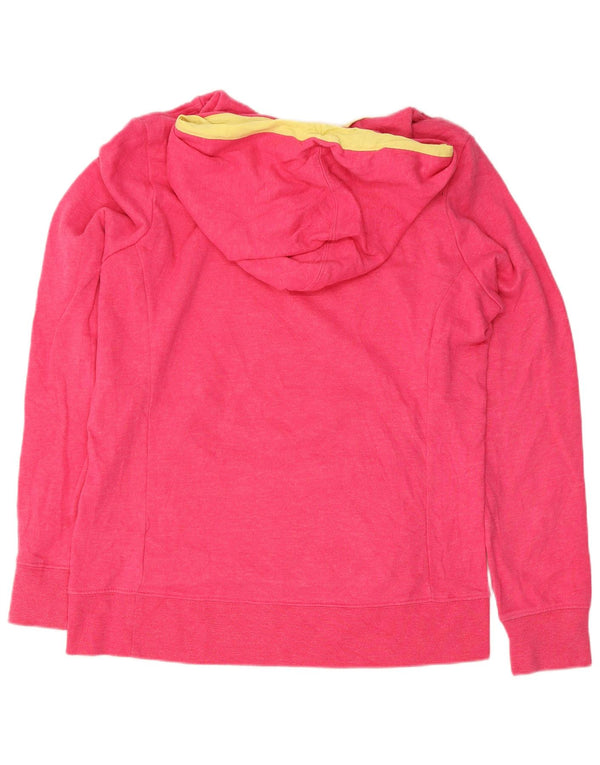 The North Face Dame Hooded Grafisk Hoodie Jumper UK 12 Medium Pink Sports