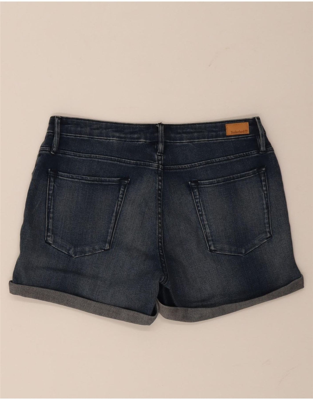 Timberland denimshorts til kvinder W29 Mellem marineblå bomuld