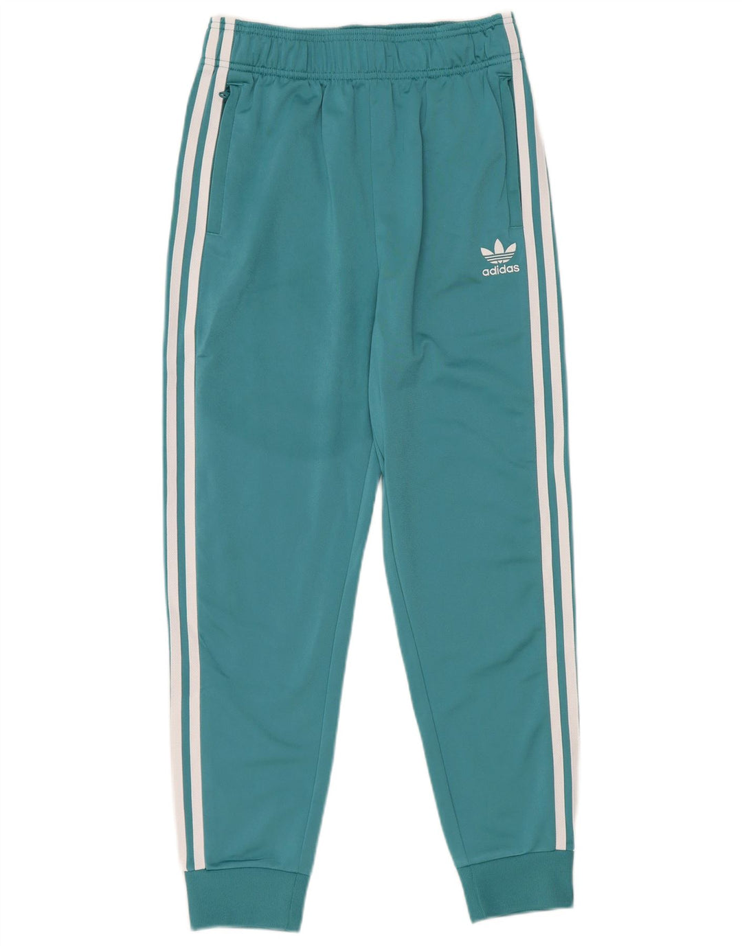 Adidas Pige Træningsdragt Bukser Joggers 12-13 År Blå Polyester