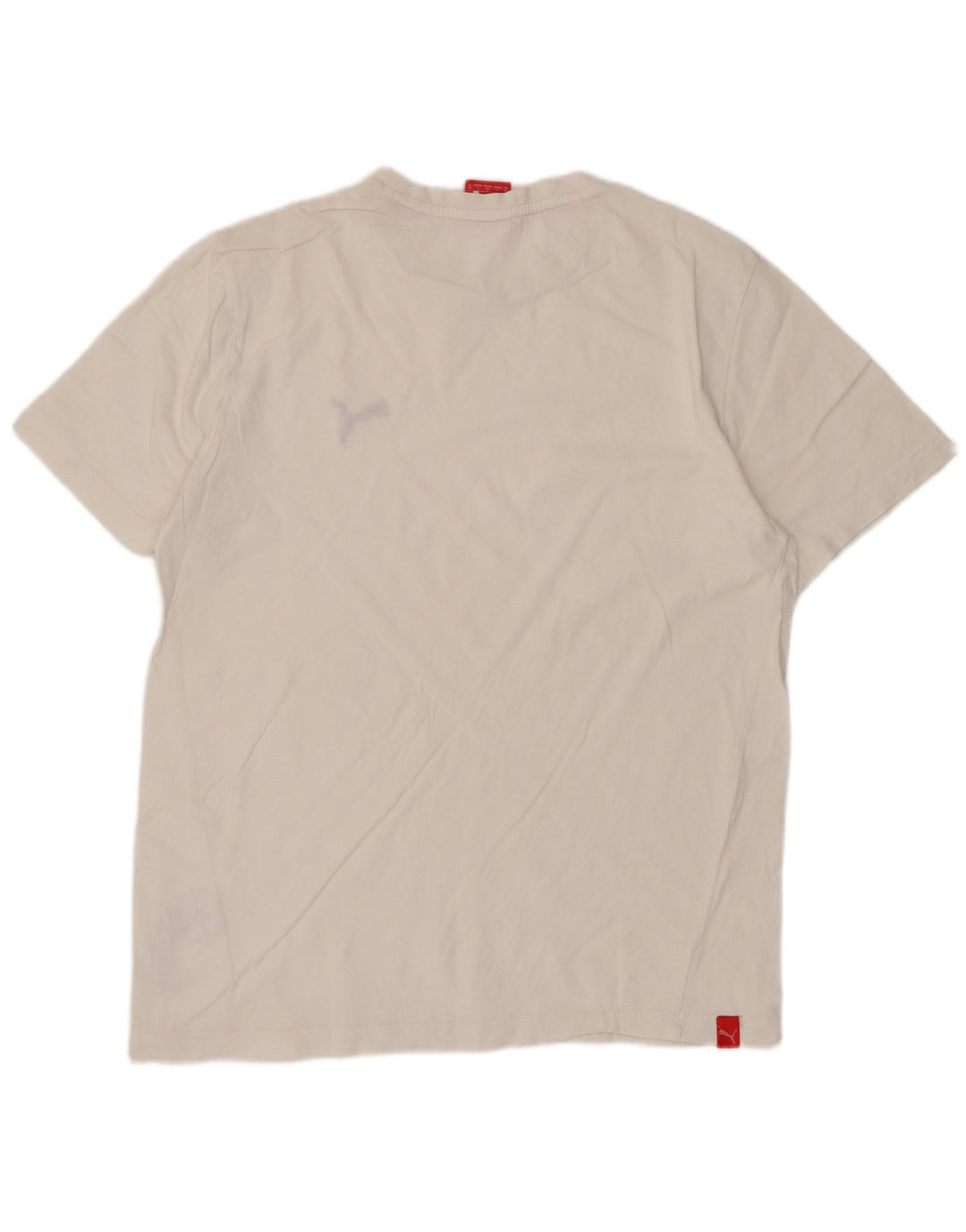 Puma herre T-shirt top lille hvid bomuld